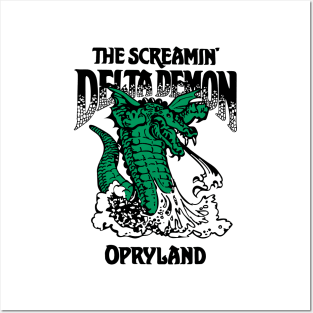 Screamin' Delta Demon | Opryland USA | Nashville Tennessee Posters and Art